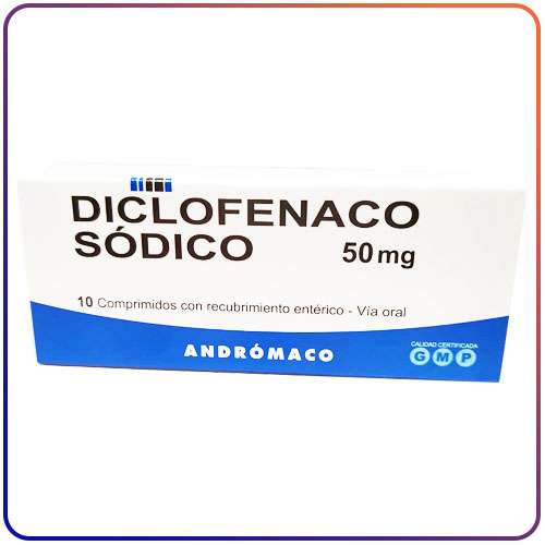 DICLOFENACO SODICO 50 MG X 10 COMP RECUBIERTOS